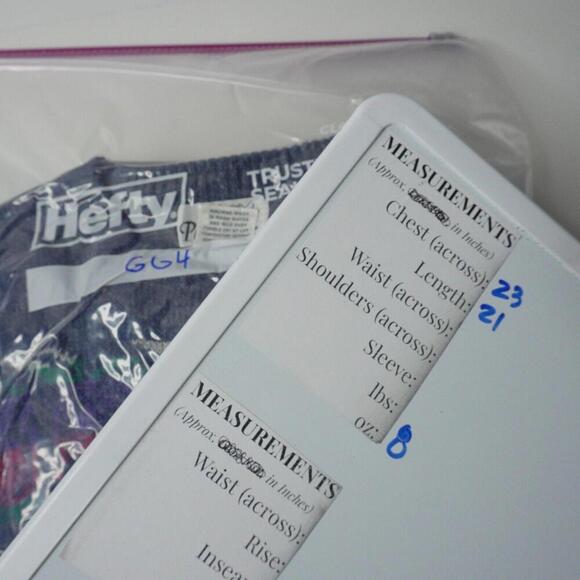 VTG Granny Cottage Core Sweater Periwinkle Blue Pink Gma XL PARTNERS Retro - Picture 5 of 5